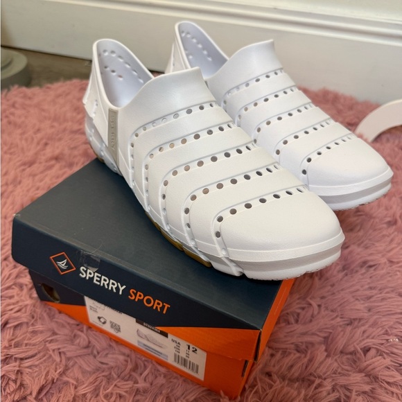Sperry Sport Water Strider White Slip-On Shoes - Picture 1 of 5